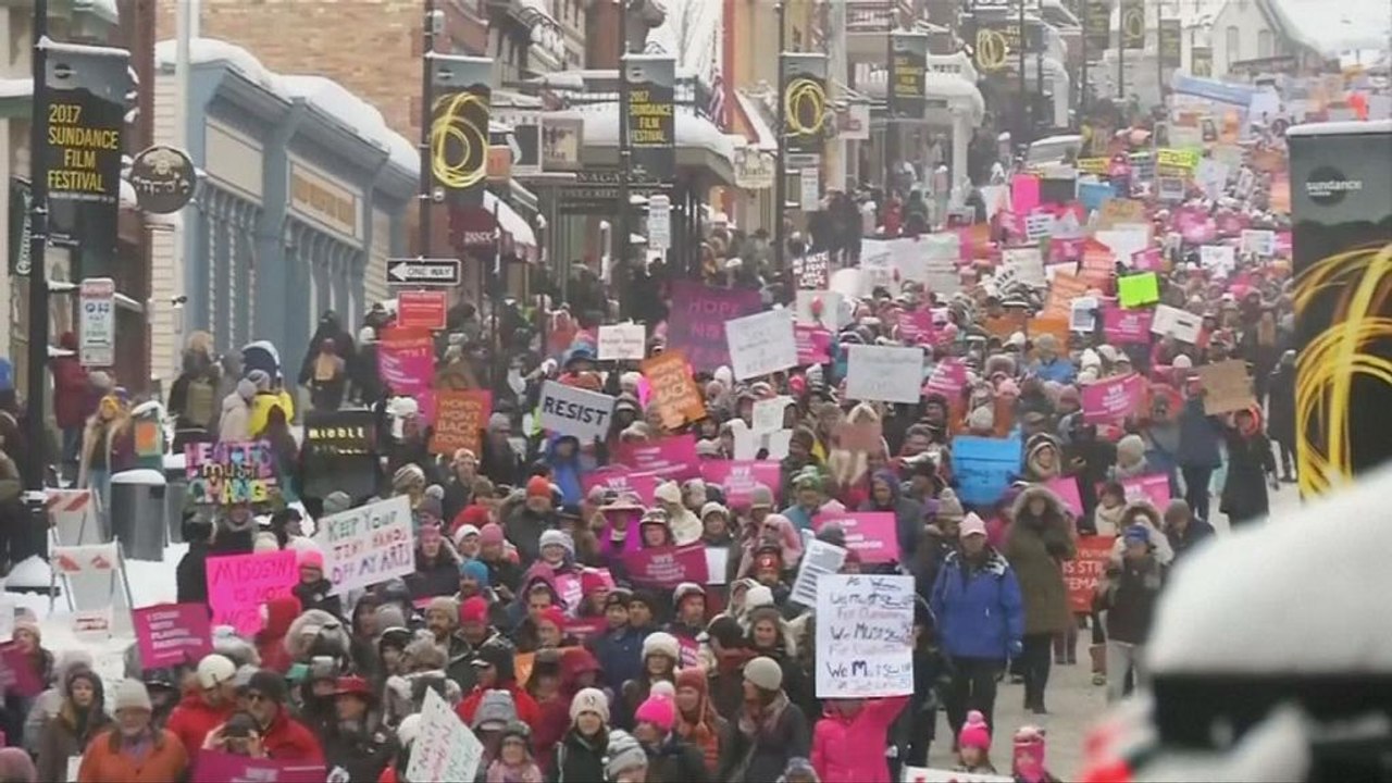 Widerstand gegen trump auf dem sundance film festival