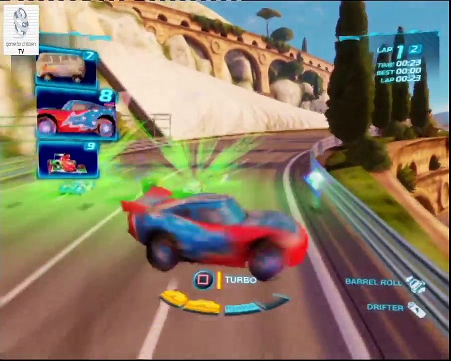 Cars 2 Game - Daredevil Lightning McQueen - Berg Run - Disney Car Games