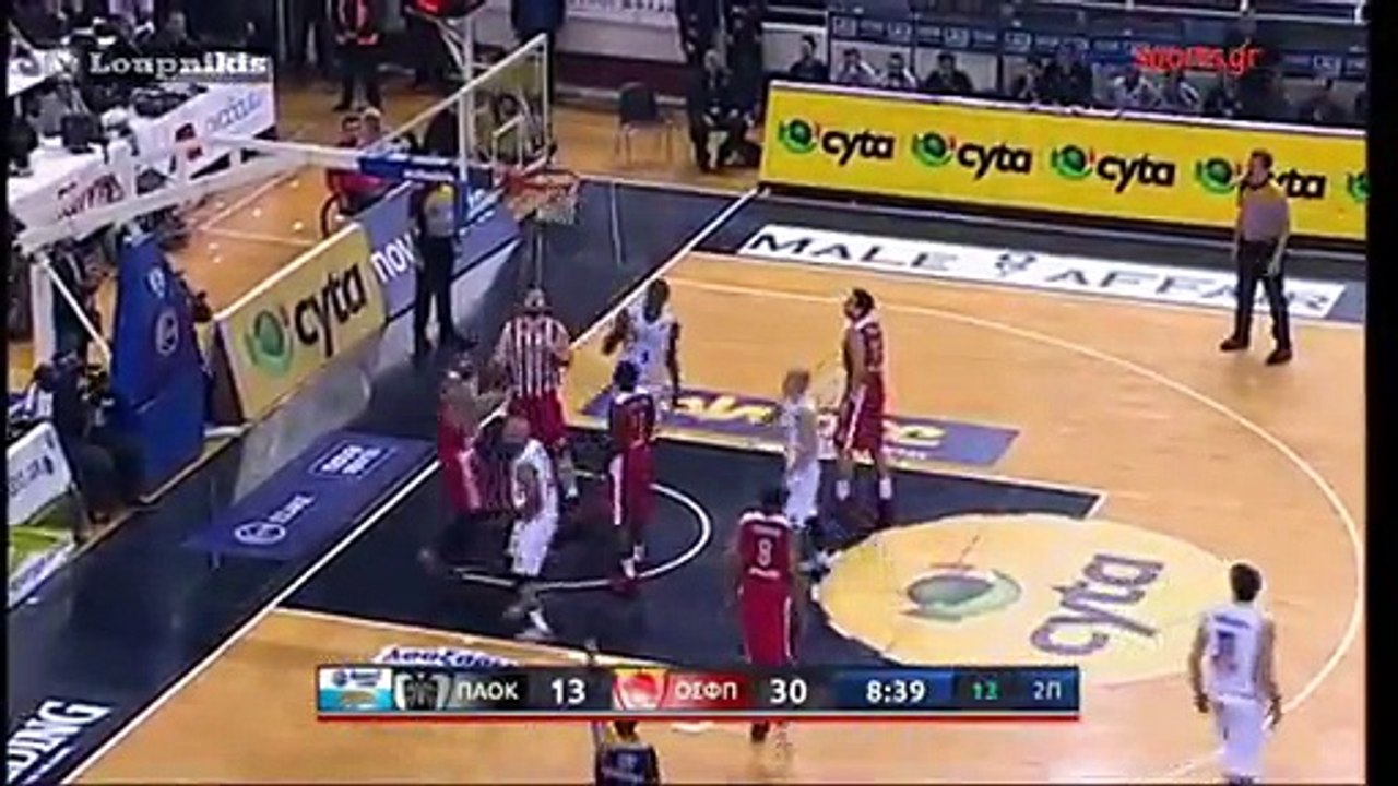 ΠΑΟΚ  vs  Ολυμπιακός 72-88 Basket League 20η αγ. {16_6_2015}‬ - HD