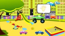 Akıllı Arabalar - Yarış arabaları, Polis Arabası ve Kamyon - Eğitici çizgi film