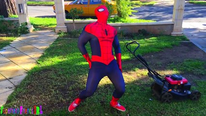 EVIL ELSA & JOKER vs SPIDERMAN VOODOO DOLL PRANK w/ Giant Needle - Fun Superhero in Real Life 2016