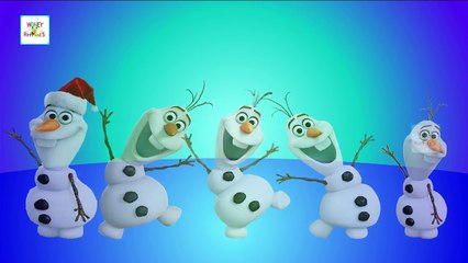 Disney Olaf Finger Family Funny Cartoon Nursery Rhyme | Olaf Fineger Family Songs For Children