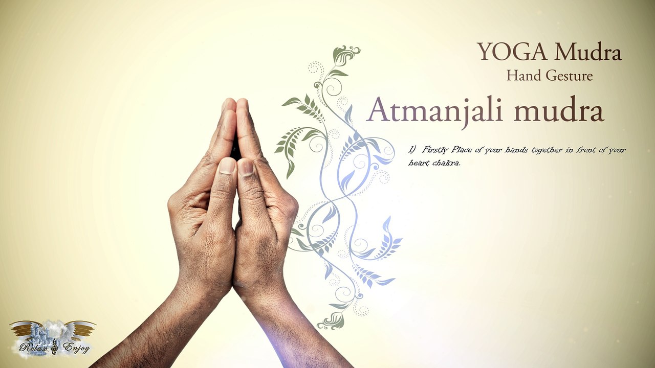 YOGA MUDRA Gesture - How to form Atmanjali Mudra ️ #01/59