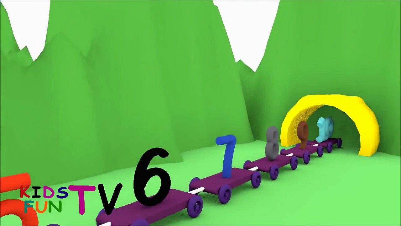Number Train : 3D HD Animation Video