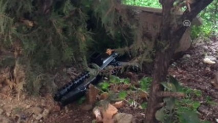 Apartman Bahçesinde Otomatik Silah Bulundu