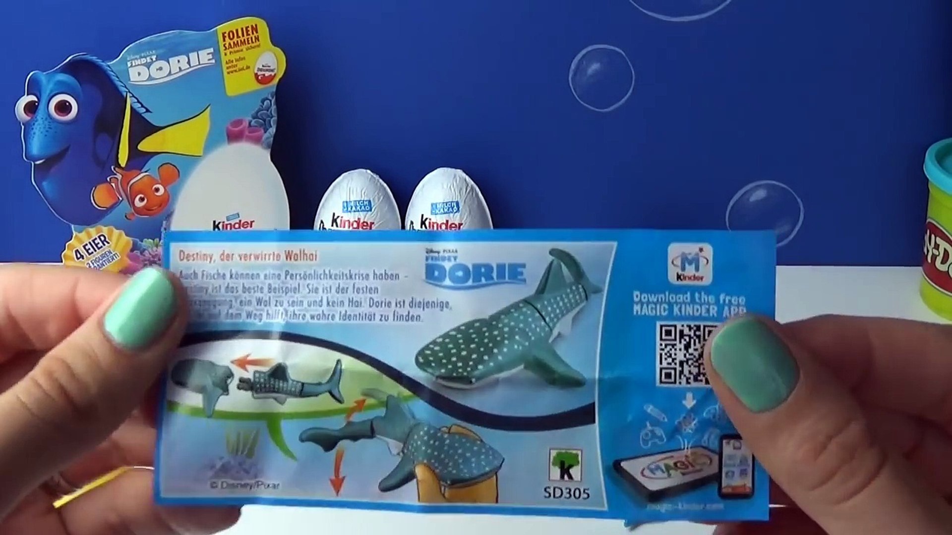 kinder surprise finding dory
