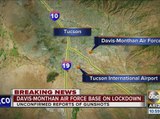Davis-Monthan Air Force Base on lockdown