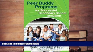 Audiobook  Peer Buddy Programs for Successful Secondary School Inclusion Pre Order