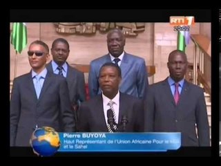RTI - Le président Ouattara s`est entretenu avec le haut représentant de l`UA Pierre Buyoya