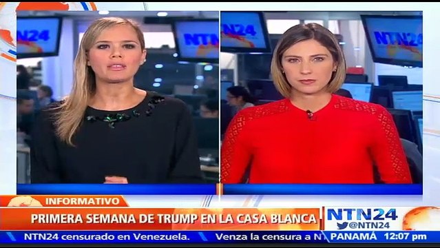 Presidente Trump firma orden ejecutiva para sacar a Estados Unidos del acuerdo comercial TPP