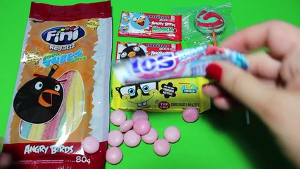 Angry Birds Chewing Gum Mentos Spongebob Candy Party
