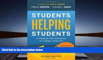Read Online Students Helping Students: A Guide for Peer Educators on College Campuses Pre Order