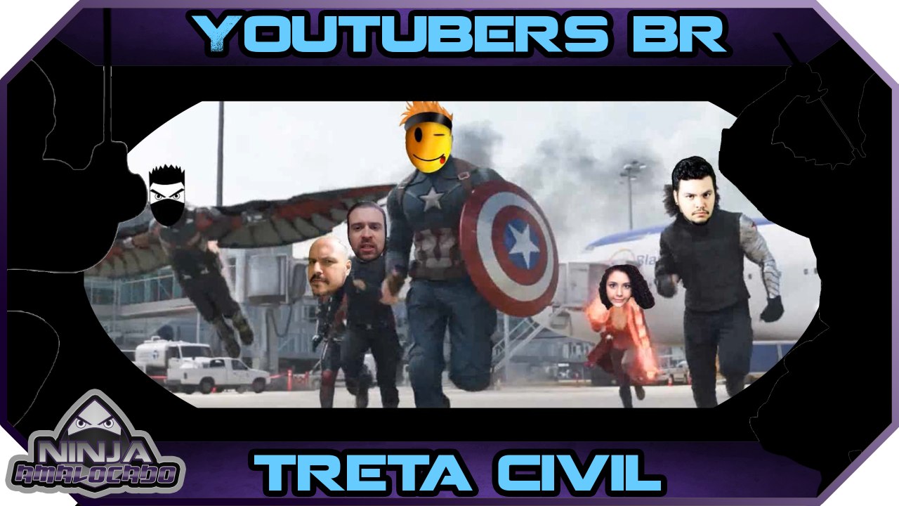 YouTubers BR: Treta Civil Trailer (Paródia)