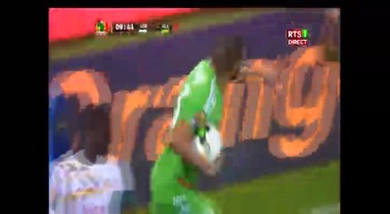CAN 2017: L’Algérie ouvre le score face au Sénégal…. (1-0) Regardez!