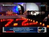 Simultaneous prayer vigil, isinagawa sa bisperas ng anibersaryo ng magnitude 7.2 na lindol sa Bohol