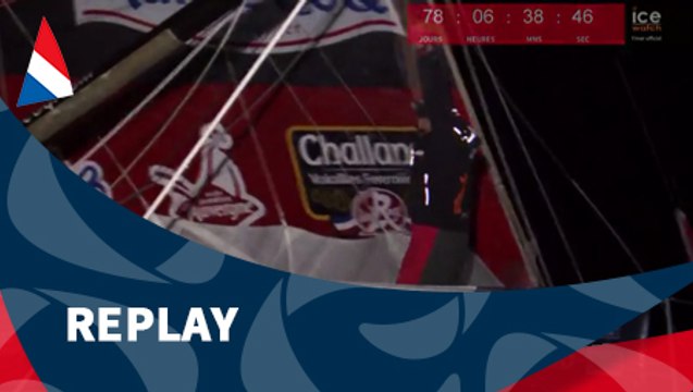 J78 : L'arrivée de Jérémie Beyou aux Sables d'Olonne / Vendée Globe