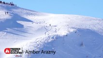 Winning run Amber Arazny - snowboard women - Verbier Freeride Week 2* #2 2017