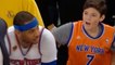 Check Out this Knicks Fan's SURPRISING Reaction to Carmelo Anthony's FAILED Buzzer Beater