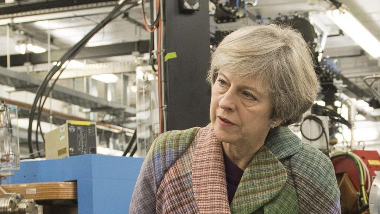 Britain's Theresa May tight lipped over Trident missile test