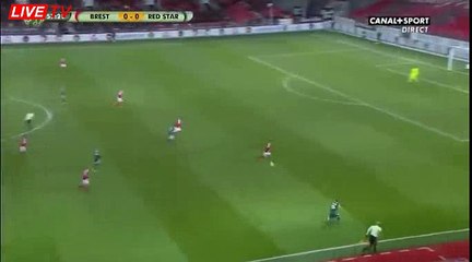 Julien Toudic Goal HD - Brest 0-1 Red Star 23.01.2017