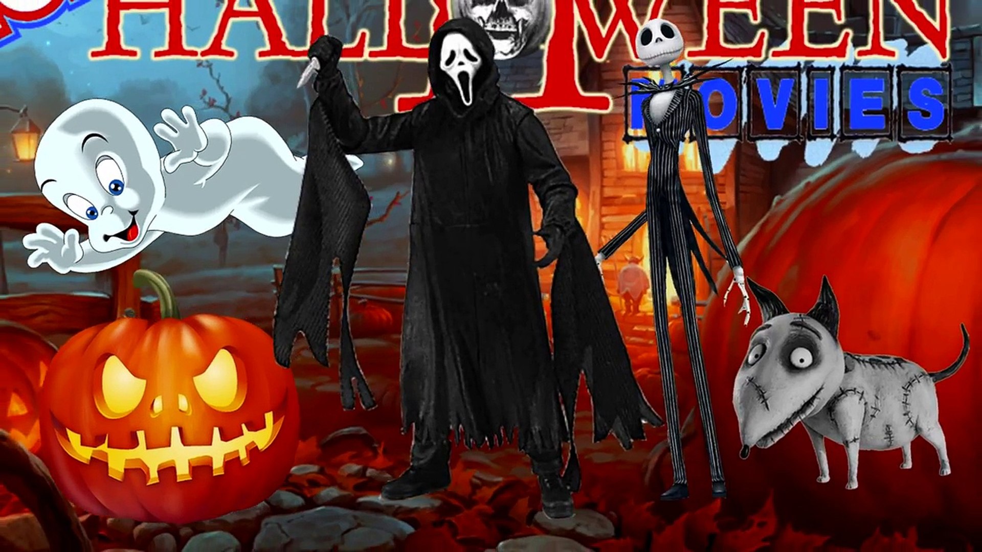 Top 5 Halloween Movies new Finger Family | Nursery Rhyme for Children | 4K Video