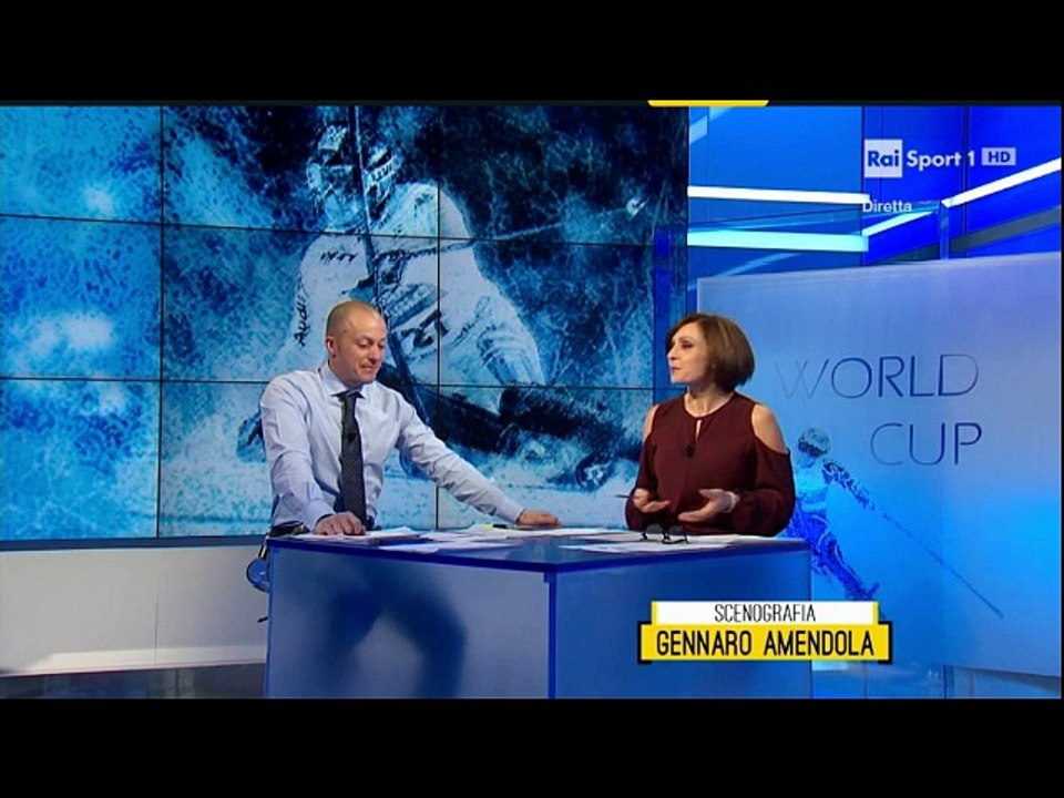 Alpine Skiing World Cup 2016-17 Men's Downhill Kitzbuhel 22.01.2017 Race 6 Interview of Dominik Paris