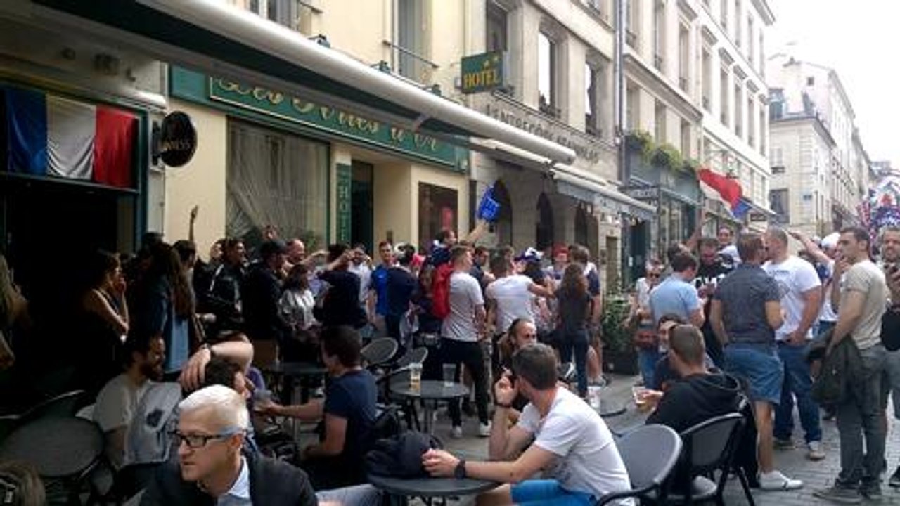 Liesse des supporters après...