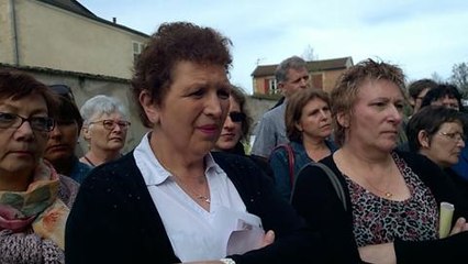 Bar-le-Duc : Mobilisation ce matin a la sortie du tribunal de...