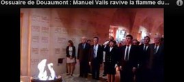 Ossuaire de Douaumont : Manuel Valls ravive la flamme du soldat...