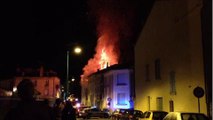 Incendie spectaculaire a Verdun...