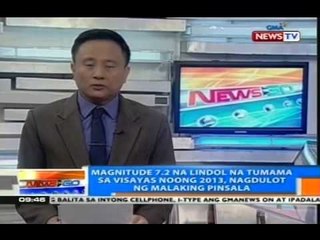 NTG: Lindol na tumama sa Visayas noong 2013, nagdulot ng malaking pinsala
