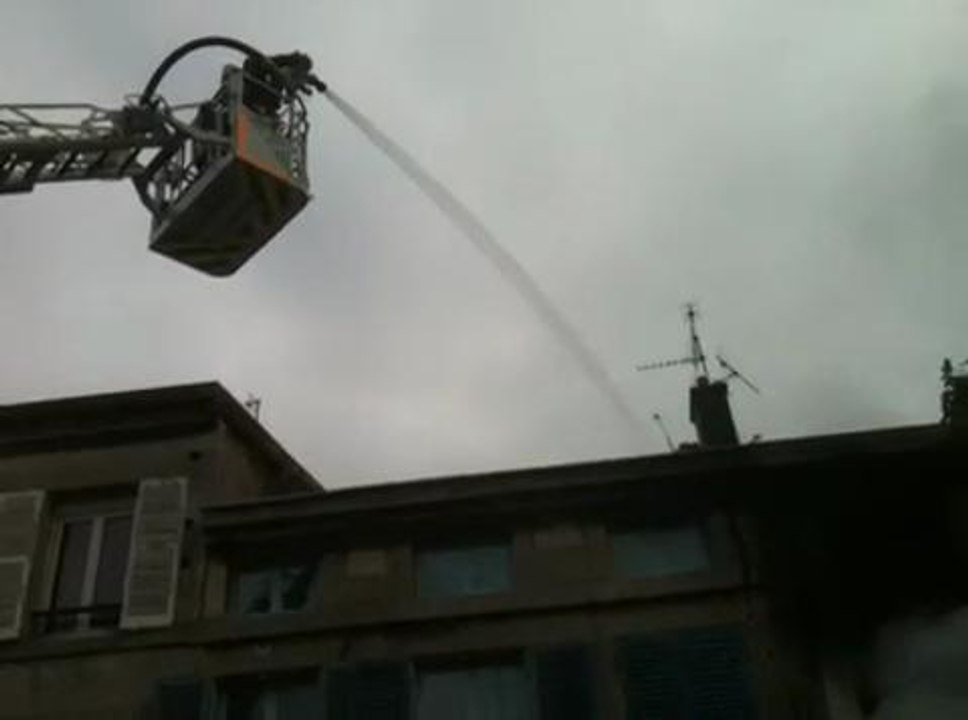 Incendie en plein centre ville de Verdun