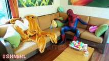 Паук Пасхальный Кролик сюрприз Человек-паук яйцо Хант против Дэдпул яйца Супергерои в реальной жизни SHMIRL