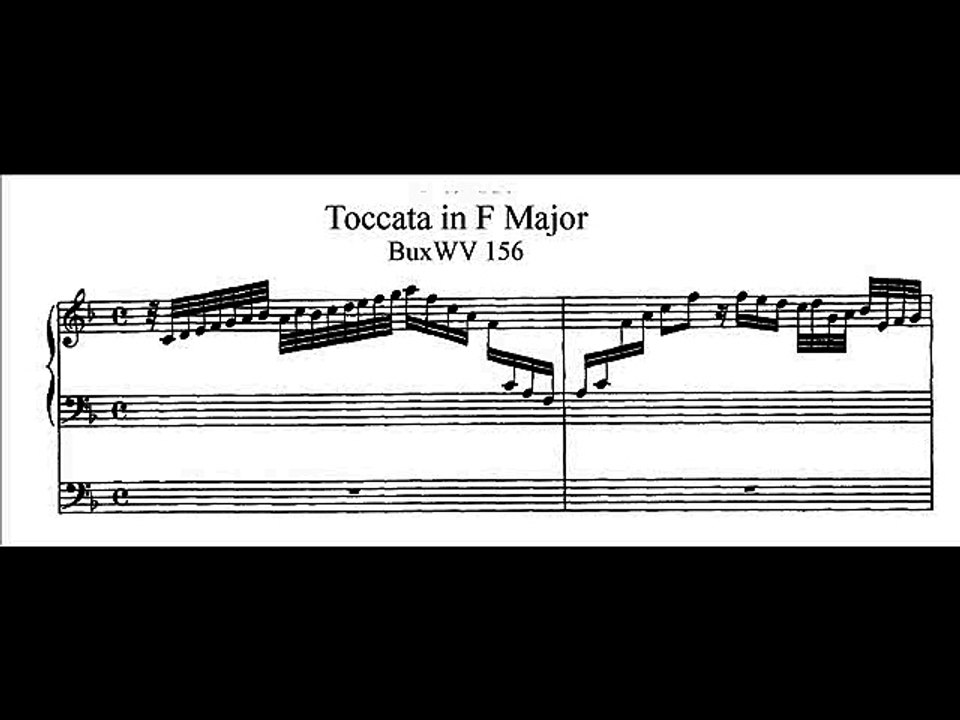 Dieterich Buxtehude - Toccata in F BuxWV 156 [ w/score ]