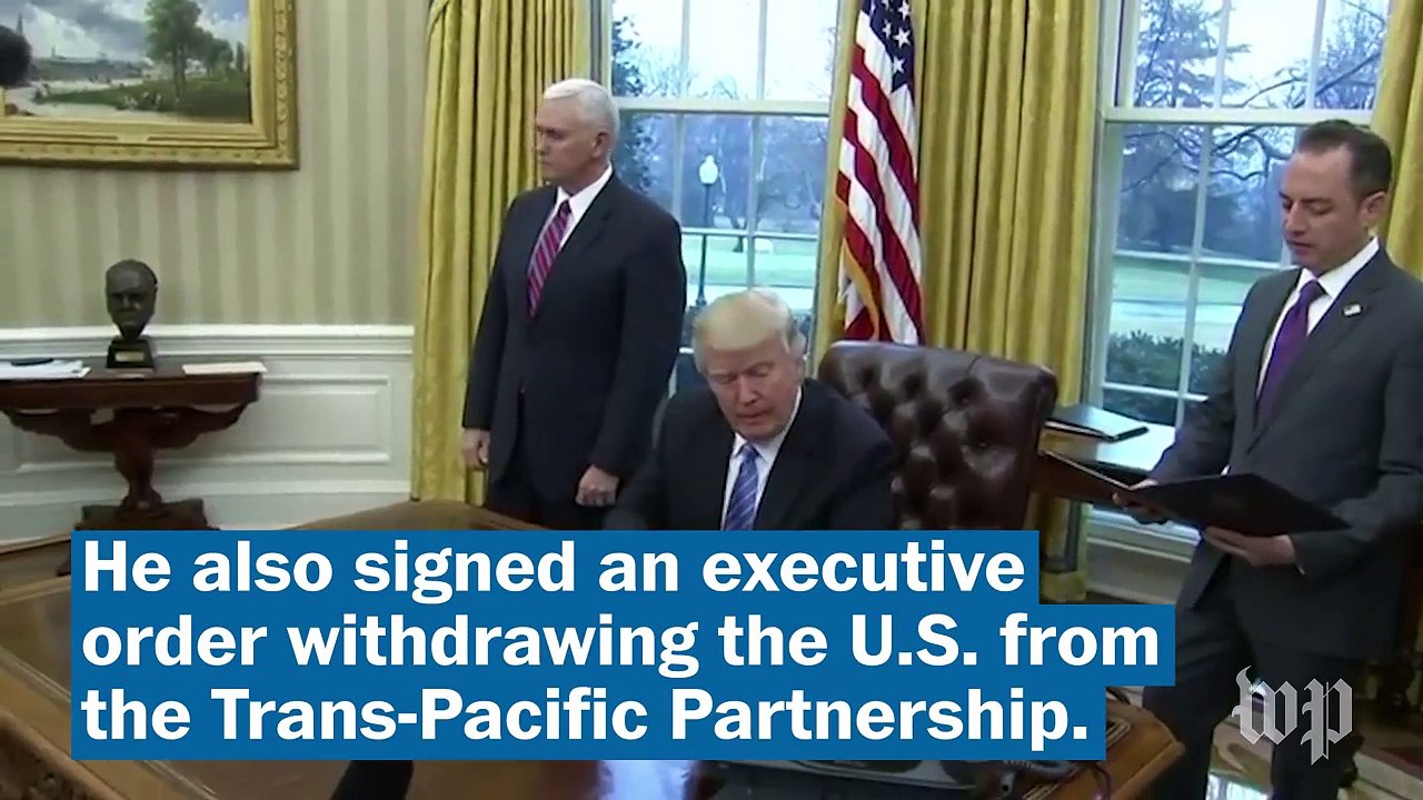 Trump starts unveiling trade agenda while Cabinet nominees continue confirmation process