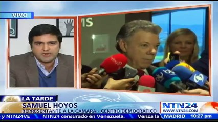 “El compromiso de Francia debería ser con la paz, no con un gobierno y una guerrilla”: Samuel Hoyos sobre visita de François Hollande a Colombia