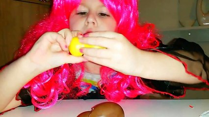 Kinder Surprise Magic Katoons Parasaurolophus Egg Opening Unboxing toys