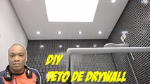 como fazer teto de drywall faça você mesmo