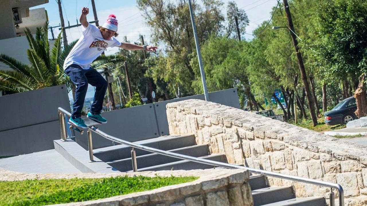 Haslam, Kruglov & Crew Continue Crushing Skate Spots in Crete