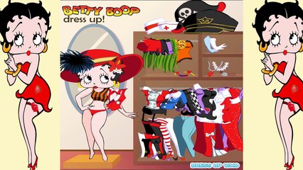 Betty Boop Dress Up Cute Elegantly Game for Girls & Little Kids