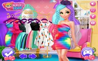 Modern Rapunzel Rainbow Trends - Hairstyle and Dress Up - Princess Rapunzel Game