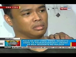 Video ng pulis sa Cebu City na humihithit ng hinihinalang shabu, kumakalat sa internet