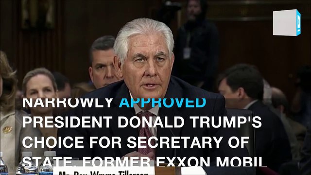 Senate committee approves Rex Tillerson for secretary of state