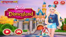 Barbie Visits Disneyland Cartoon Dress up Games for Kids