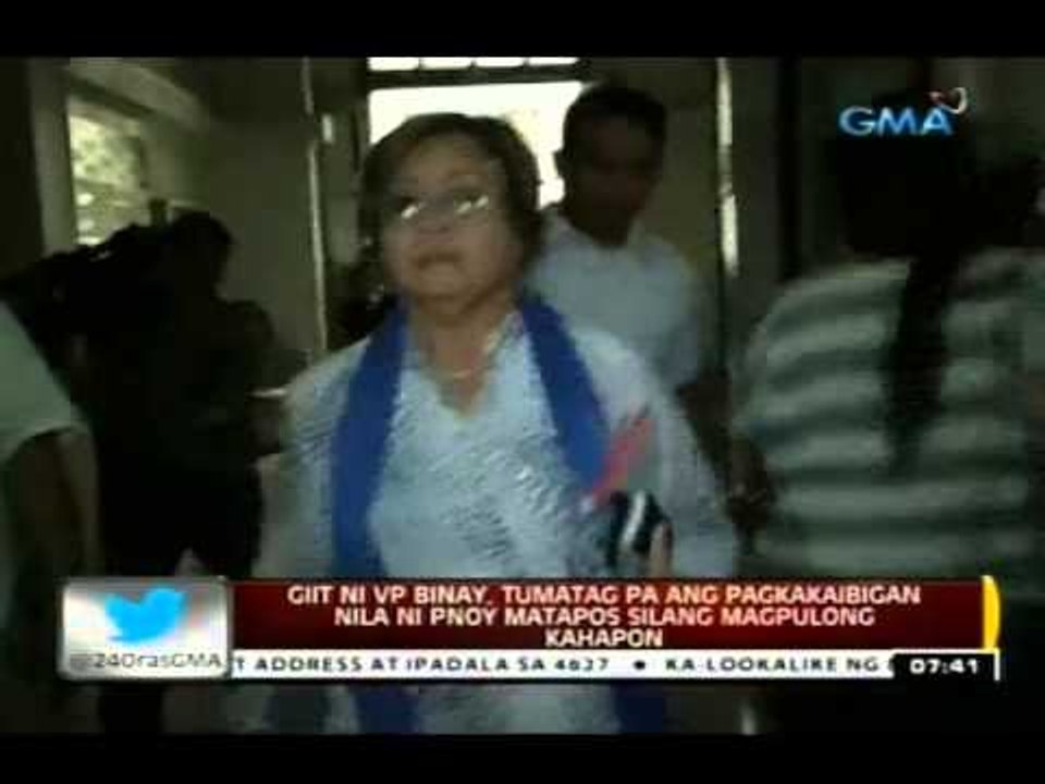 Giit ni VP Binay, tumatag pa ang pagkakaibigan nila ni PNoy matapos silang magpulong kahapon