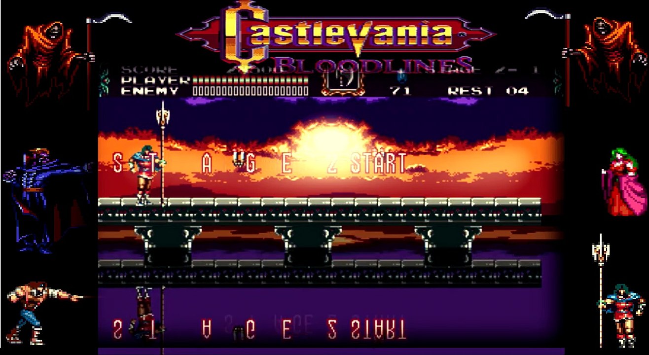 Castlevania Bloodlines - Correndo Da Enchente Part 1