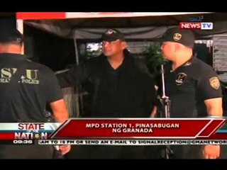 SONA: MPD Station 1, pinasabugan ng granada