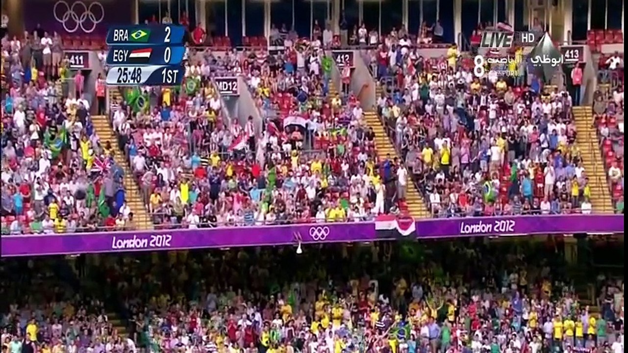 اهداف مباراة البرازيل 3 - 2 مصر