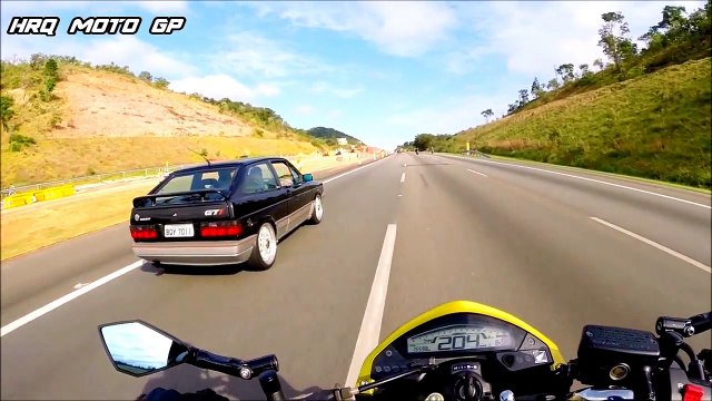 Hornet vs GOL GTI ⚠Top speed⚠ Xj6 pau na Maquina , Z-750 Engarupado mais de 200 km