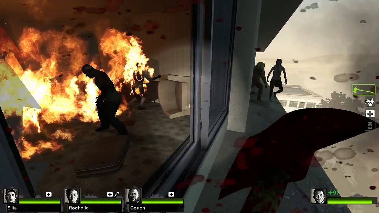 Left 4 Dead 2 Gameplay - ZUMBI É MATO! Parte #1 HOTEL_HD